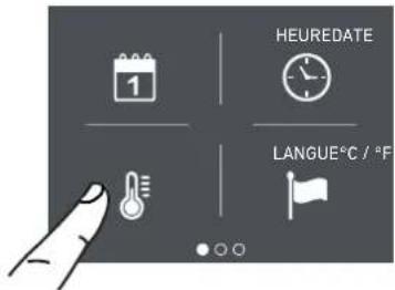 HEUREDATE 1 LANGUE°C / °F