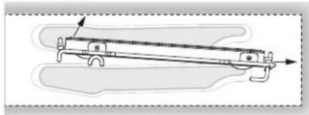 Fulgor Milano F7DP30W1 - To remove extendable rack from the oven: - 1