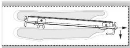 Fulgor Milano F7DP30W1 - To replace an extendable rack: - 2