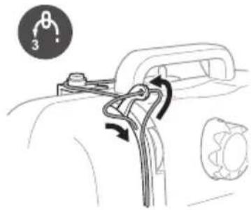 Ambiano GT-SF-NMS-01 - Infilare il filo superiore - 6