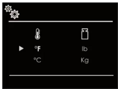 Fulgor Milano F7DP30B1 - Temperature &amp; Weight - 1