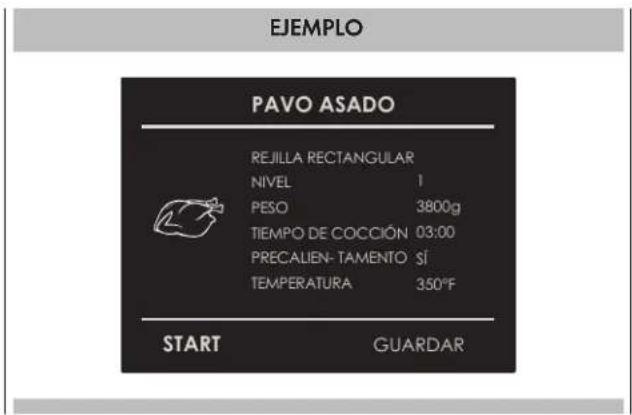 Fulgor Milano F7DP30B1 - Seleccionar una receta ya configurada: - 1