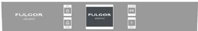 Fulgor Milano F7IBW24O1-R - Main control panel - 1