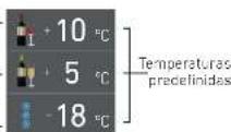 Fulgor Milano F7IBW24O1-R - Como ajustar la temperatura de los departos. - 2