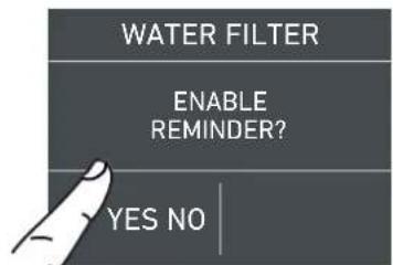 Fulgor Milano F7SFC30S1-R - 5a) Water Filter Deactivation - 7