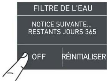 Fulgor Milano F7SFC30S1-R - 5a) Desactivation Filtrde l'eau - 6