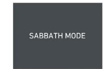 Fulgor Milano F7SFC30S1-R - 5) Sabbath Mode - 5