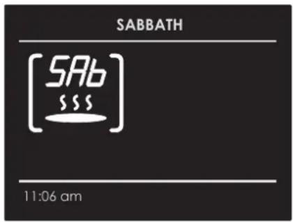 Fulgor Milano F7SP24S1 - EN 17 - Sabbath Mode Instructions (on some models) - 1