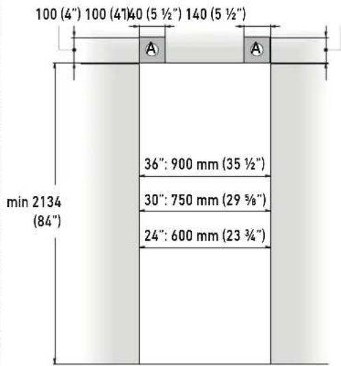 Fulgor Milano F7SRC24S1-L - B Appliance height - 1