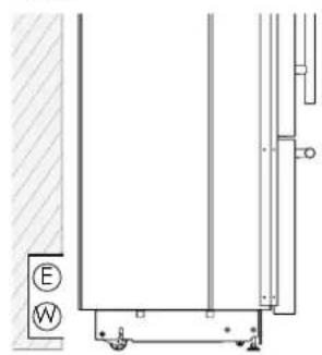 Fulgor Milano F7SRC24S1-L - ELECTRICAL AND WATER SUPPLY BEHIND THE UNIT - 2