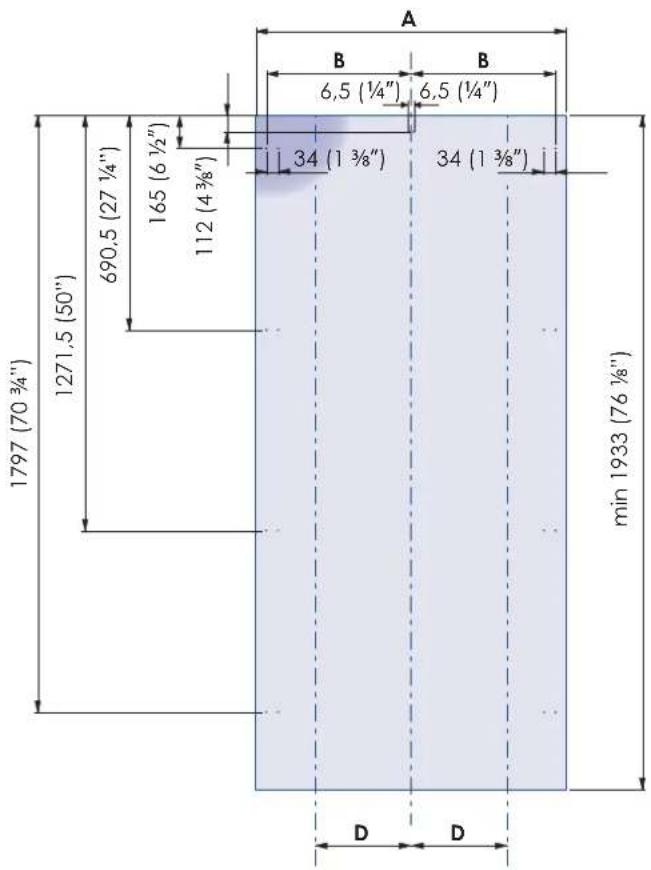 Fulgor Milano F7SRC24S1-L - Diseño de paneles decorativos para columna - 3