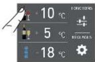 Fulgor Milano F7PBW24S1-L - Activer de nouveau les compartiments. - 1