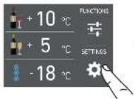 Fulgor Milano F7PBW24S1-L - 3) Set °F/°C - 1