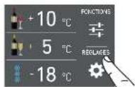 Fulgor Milano F7PBW24S1-L - 3) Configurer °C/°F - 1