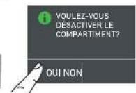 Fulgor Milano F7PBW24S1-L - Désactiver les compartiments Réfrigérateur et Fresco. - 3