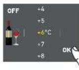 Fulgor Milano F7PBW24S1-L - Cómo ajustar la temperatura de los compartimentos. - 4