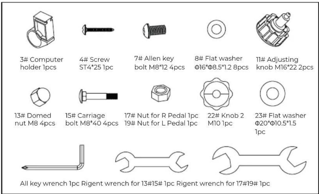 Prixton BF300 - PARTS DIAGRAM AND LIST - 2