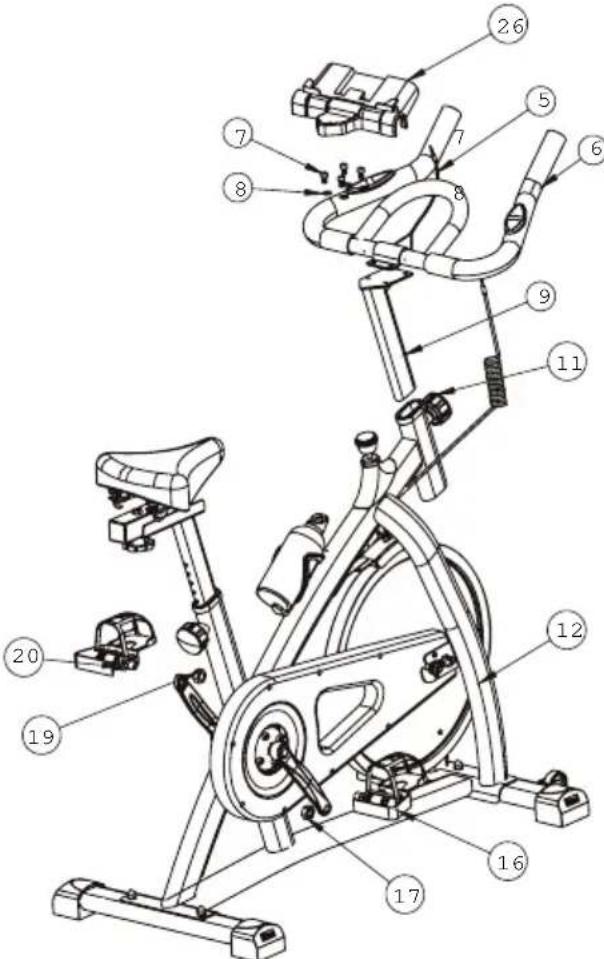 Prixton BF300 - DIAGRAMA Y LISTA DE PARTES - 5