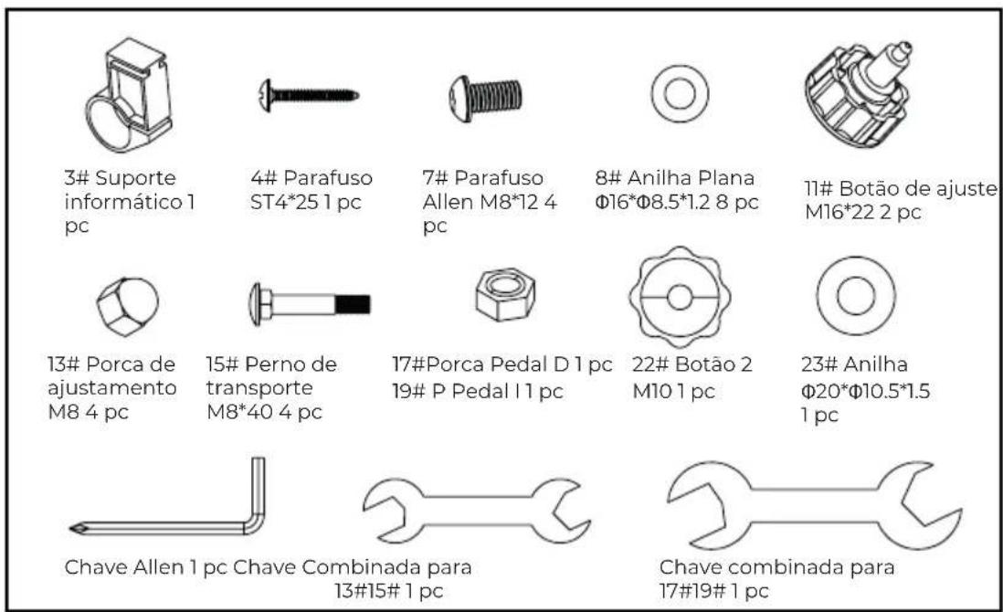Prixton BF300 - DIAGRAMA E LISTA DE PEÇAS - 1