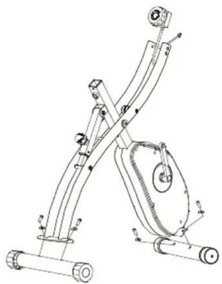 Prixton BF250 - 2.Installez les stabilisateurs avant et arriere - 1