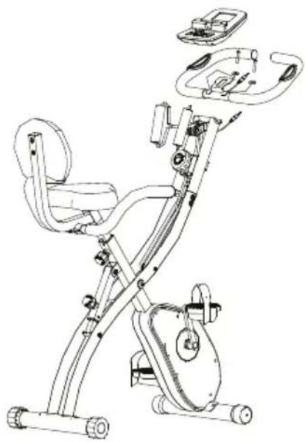 Prixton BF250 - 7.Instale o Guiador e o Paine de Controlo - 1