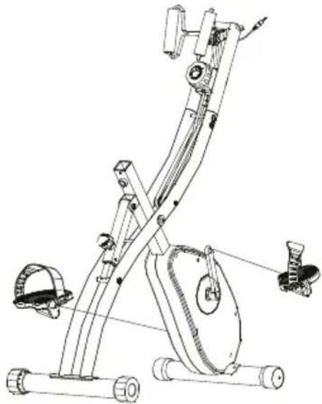 Prixton BF250 - 4.Installer de linker- en rechterpedalen - 1