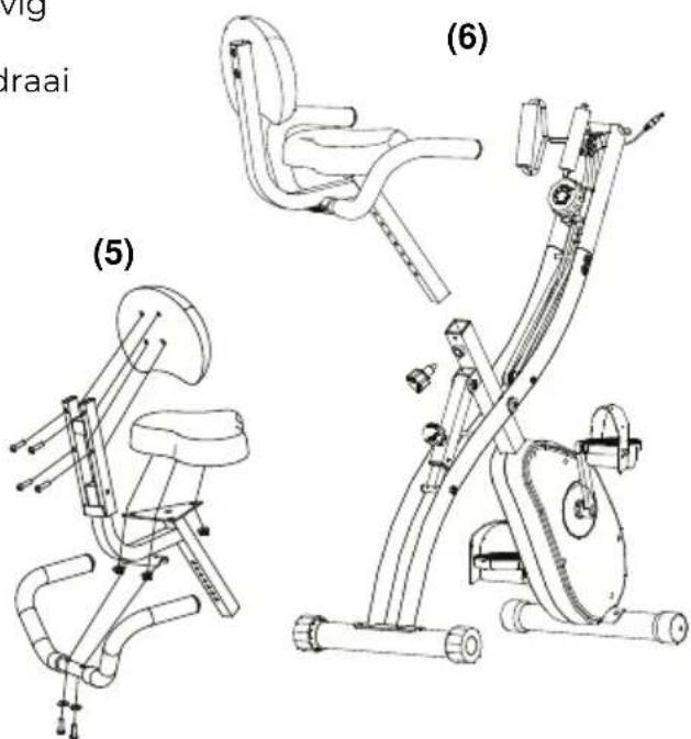 Prixton BF250 - 6.Installer het zitkussen op de fiets - 1