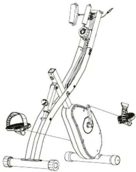 Prixton BF250 - 4.Montare i pedali sinistro e destro - 1