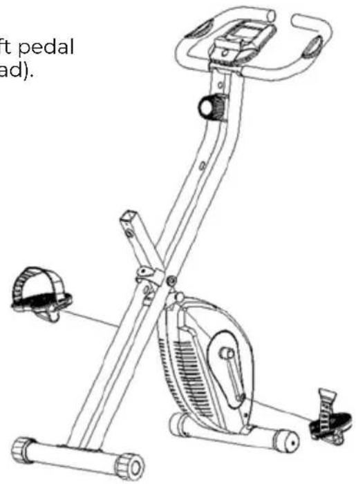 Prixton BF200 - Install the Left and Right Pedals - 1