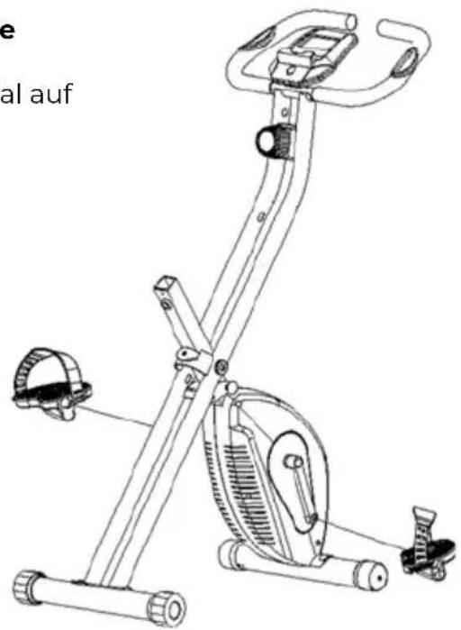 Prixton BF200 - 4.Motage der Pedale auf der linken und rechten Seite - 1