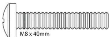 M8 x 40mm