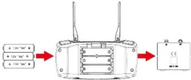 Prixton Sky 4K - EINBAU DER BATTERIEN DER FERNBEDIENUNG - 2