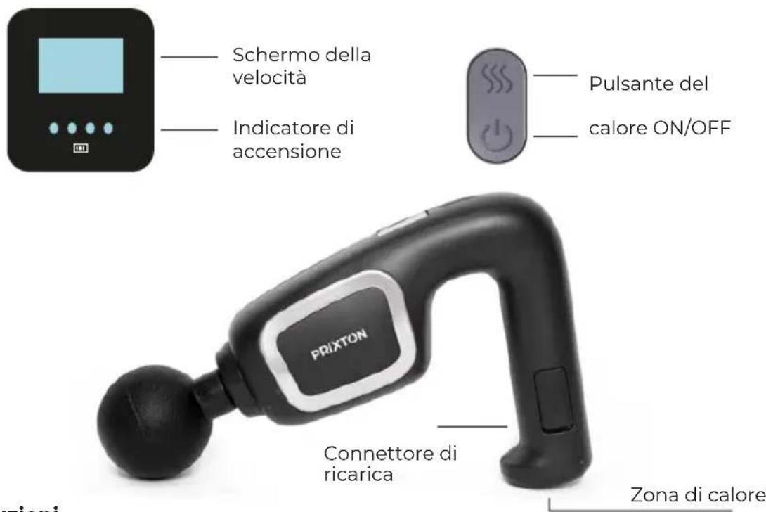 Prixton Power Flex - ATTENZIONE Per caricare questo dispositivo, assicurarsi di utilizzare un adattatore di corrente con i seguenti valori: 5 volt e un amperaggio consigliato di almeno 1000mA. - 1