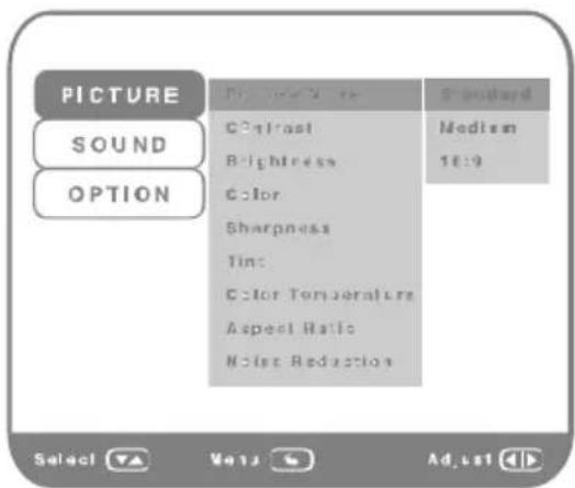 Prixton Cinema Mini - Utilisation du menu du projecteur 1.0 - 1