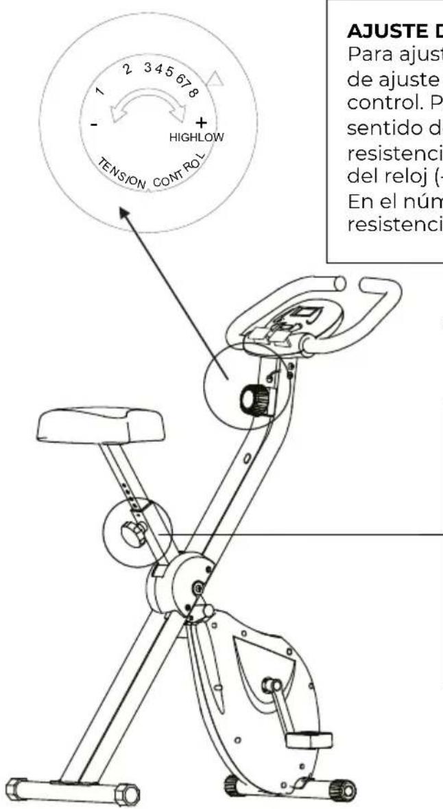 Prixton BF100 - Instalación del poste del sillín y el sillín - 1
