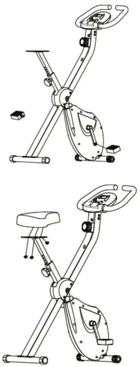 Prixton BF100 - Install the Left and Right Pedals. - 1