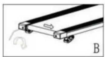 Prixton Run Fit Pro RF200 - ALIGNEMENT DE LA COURROIE DUTAPIS DE COURSE - 2