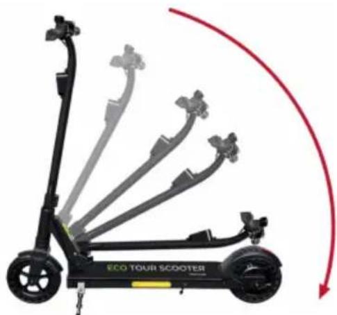 Prixton Eco Tour SCO800 - Dépliage du scooter - 2