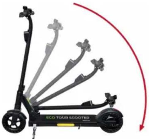 Prixton Eco Tour SCO800 - Desplegar el scooter - 2