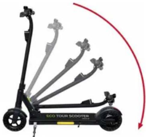 Prixton Eco Tour SCO800 - Chiusura del monopattino - 1