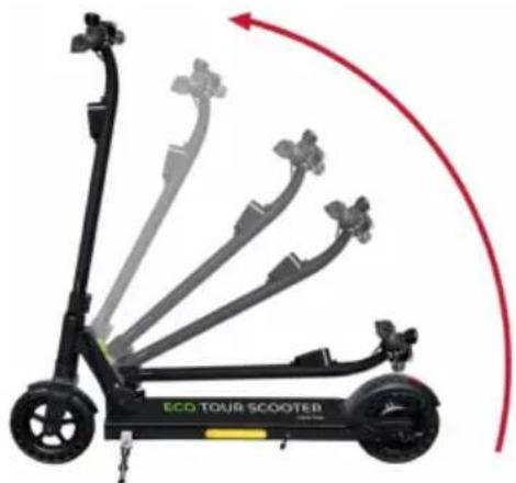 Prixton Eco Tour SCO800 - Desdobrar a trotinete - 1