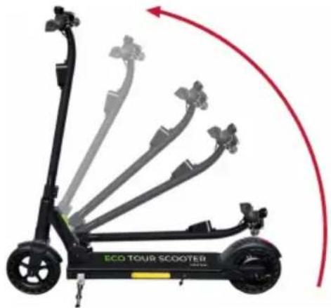 Prixton Eco Tour SCO800 - Desplegar el scooter - 1