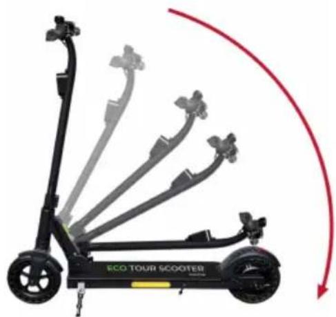 Prixton Eco Tour SCO800 - Desdobrar a trotinete - 2