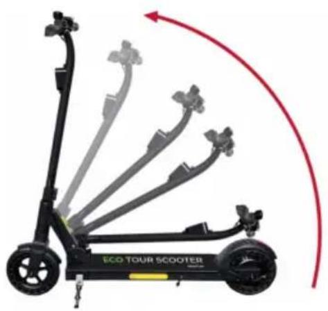 Prixton Eco Tour SCO800 - Unfolding the scooter - 1