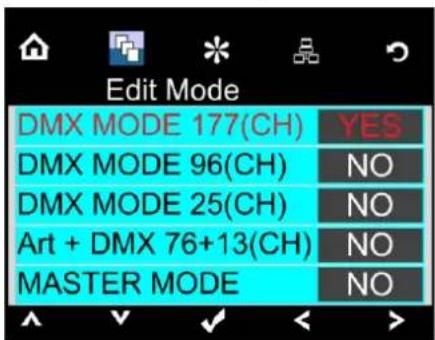 INFINITY iW-1941 RDM - Mode édition - 2