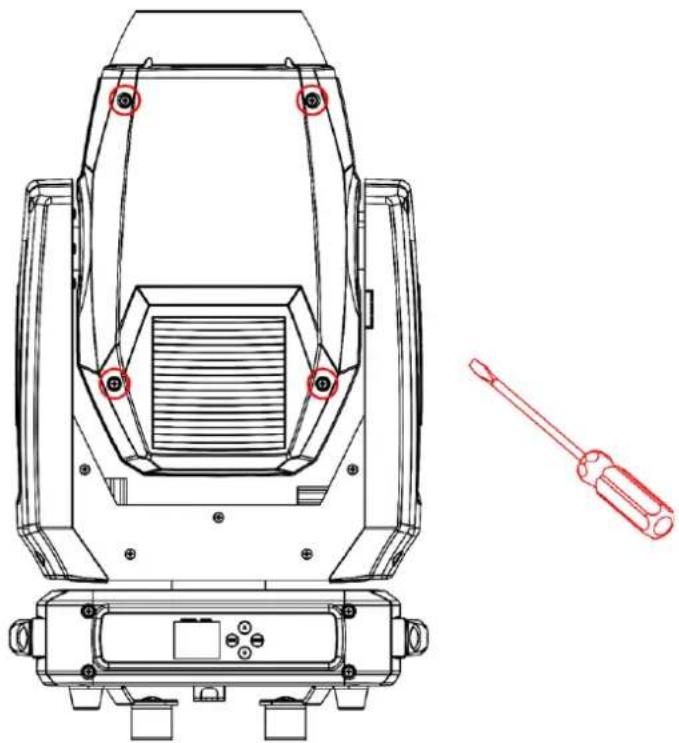Showtec Phantom 12R Hybrid - Choc électrique causé par une tension dangereuse à l'intérieur - 1
