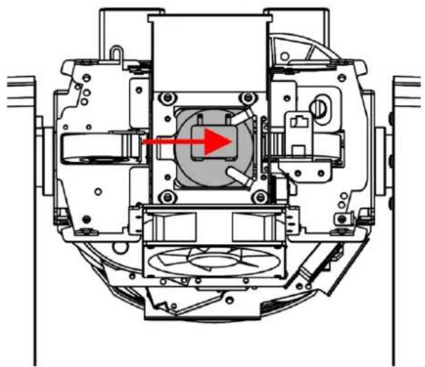 Showtec Phantom 12R Hybrid - Remplacement de la lampe - 5