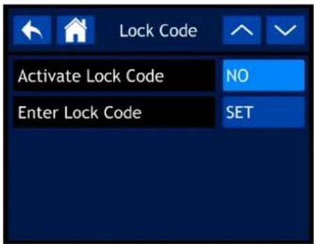 INFINITY S401 - Code de verrouillage - 2