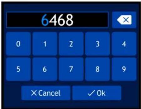INFINITY S401 - Menu service - 1