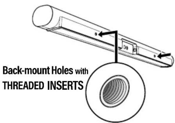 SANUS WSBWM1 - BACK-MOUNTED SCREWS - 1